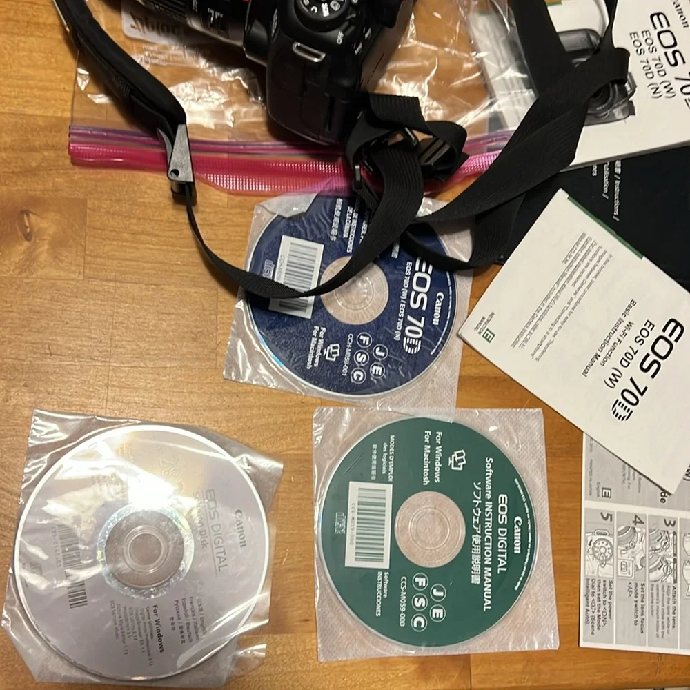 Canon EOS70D camera dslr